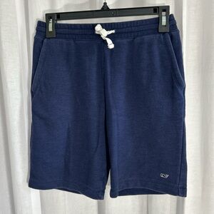 Vineyard Vines Navy Drawstring Fleece Men’s Shorts